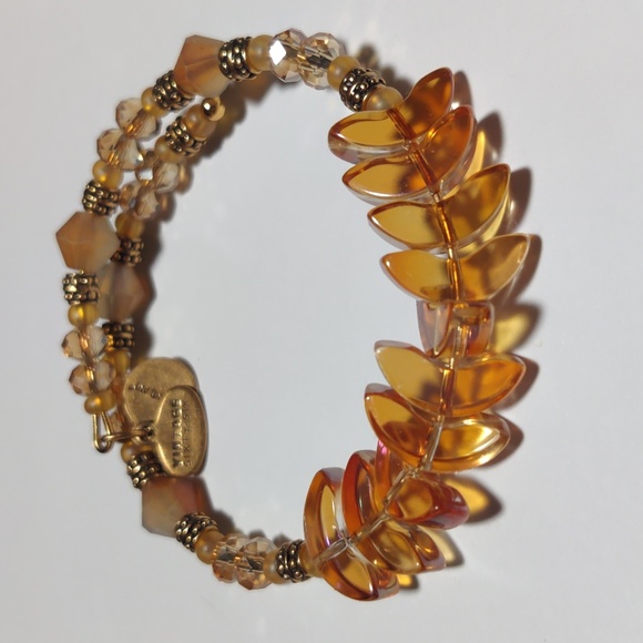 Alex and Ani Women's Deity Wrap Honey Bracelet, Rafaelian Gold, Expandable - Picture 3 of 3